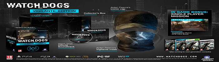 Содержимое коллекционного издания Watch Dogs: Vigilante Edition